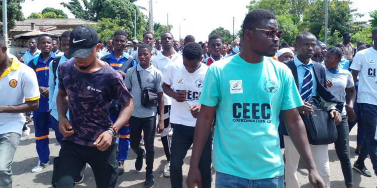 Bouaké : Des manifestants du CEECI dispersés par la Police