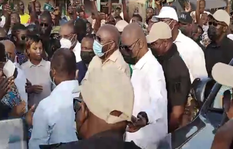 Visite de compassion aux Wê: Gbagbo reçoit un accueil triomphal à Guiglo