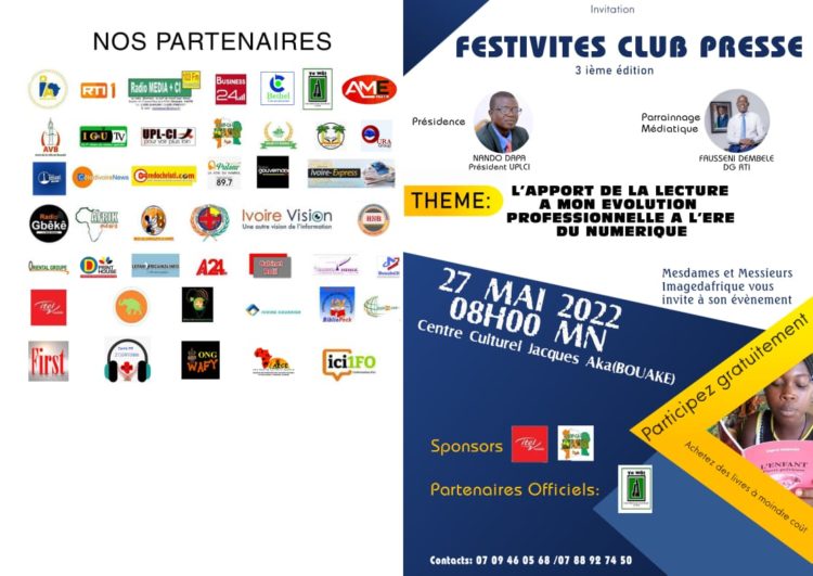 Côte d’Ivoire : La littérature à l’ère du numérique : Le Président Nado Dapa pose son regard à la 3e édition du « Club-presse » à Bouaké