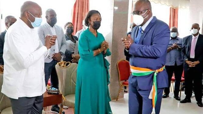 Laurent Gbagbo à un mariage à Port-Bouet ce vendredi