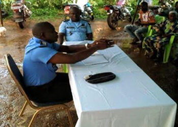 Alépé: Le commissaire  salue la parfaite collaboration entre la police et les populations