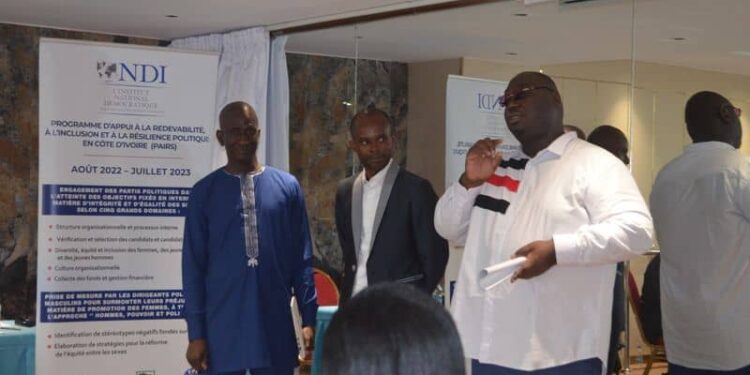 Le PPA-CI prend part à l&rsquo;atelier multipartite sur la sélection des candidats et la politique du quota en faveur des leaders politiques féminins