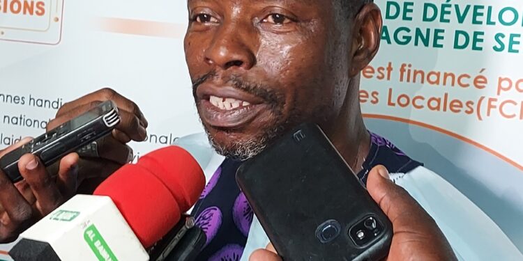 Koné Yacouba (CAPH-CI) : « Les personnes handicapées ont besoin de fonds pour entreprendre « 