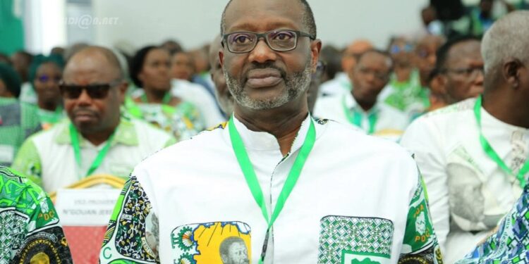 Côte d’Ivoire/Le PDCI-RDA en Péril : l’éligibilité de Tidiane Thiam divise les rangs du Parti d’Houphouët-Boigny