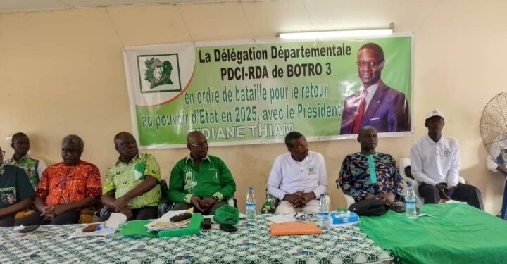 Le délégué Pdci-Rda de Botro remobilise les structures de base pour 2025