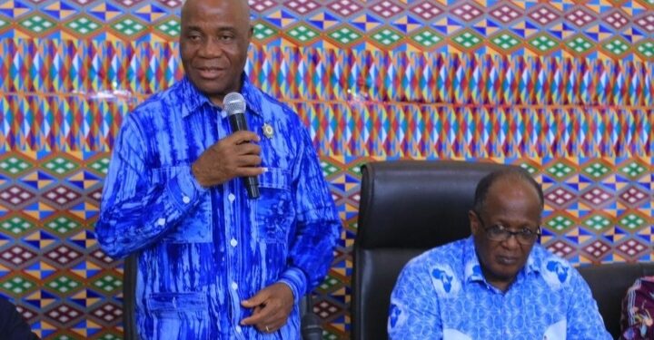 CAP 2025: Jean-Gervais Tchéidé annonce la candidature de Laurent Gbagbo à Aboisso