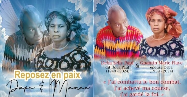 Les obsèques du couple DEBA SELLY débutent le 30 août 2024