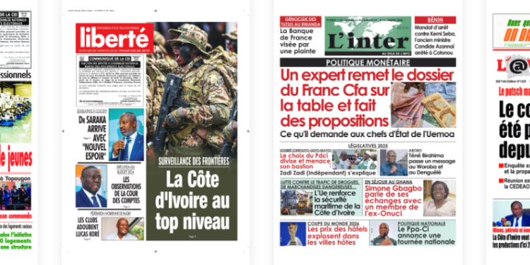 Côte d’Ivoire : Voici l’essentiel du contenu de la presse du jour