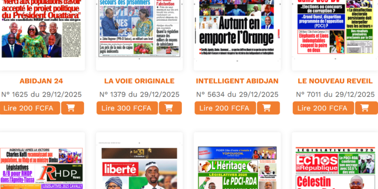 Revue critique de la presse ivoirienne : législatives 2025, récits divergents, biais médiatiques et lectures opposées du pouvoir et de l’opposition