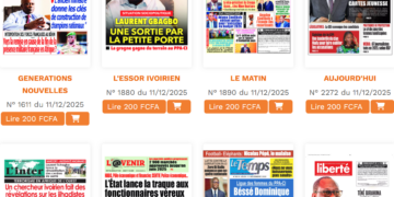 Côte d’Ivoire /Analyse de la presse du mercredi 11 décembre : tendances politiques, enjeux sociaux, lectures opposées du pouvoir et de l’opposition…