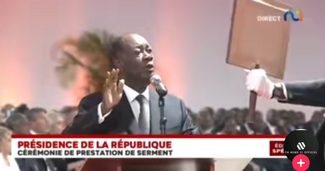 Côte d&rsquo;Ivoire : le président Alassane Ouattara a prêté serment pour un 4e mandat