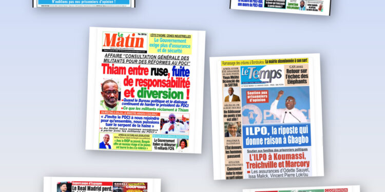 Côte d&rsquo;Ivoire : Voici ce que dit la presse de ce mardi 13 janvier 2026