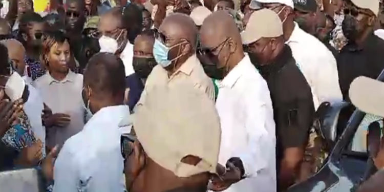 Visite de compassion aux Wê: Gbagbo reçoit un accueil triomphal à Guiglo