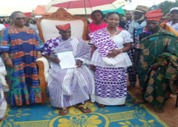 Gohitafla : le nouveau chef de Kaloufla,Boha Bi Vagoli Bernard investi