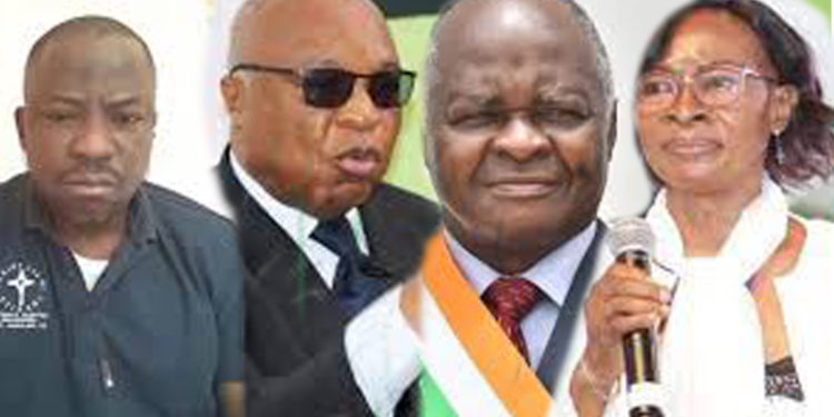 Sabotage du parti de Gbagbo par Stive Bico : la réaction d’Assoa Adou, Marthe Ago, Hubert Oulaye…