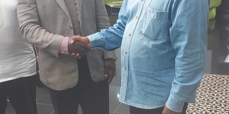 Rabat :Hubert Oulaye rencontre le Représentant Maroc-Algerie du PPA-CI