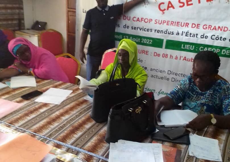 Trente ans après leur service : des anciens du Cafop de Grand-Bassam veulent se célébrer et honorer leurs formateurs