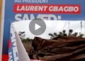 Visite de Laurent Gbagbo à Bayota le 28 janvier: les photos et posters déchirés