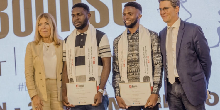 Joseph Kahongo et Ange Joël Agbla, lauréats 2023 de la Bourse Ghislaine Dupont et Claude Verlon