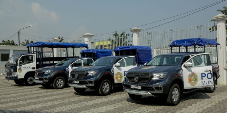 Renforcement de la sécurité à Koumassi : La Police municipale équipée de nouveaux véhicules