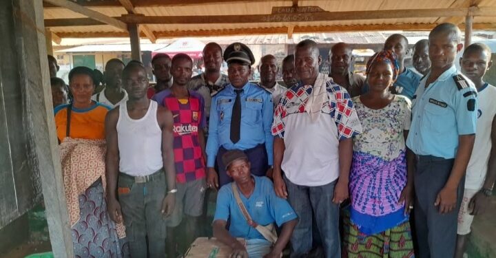 CAN 2023/Le commissariat de police d’Alépé sensibilise les populations au fair-play