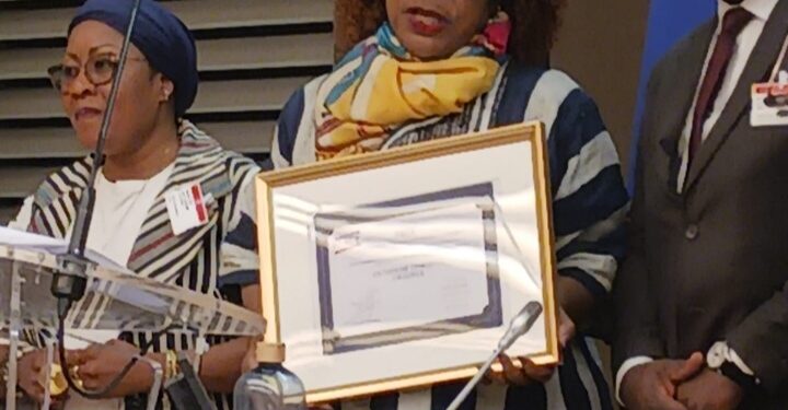 Côte d&rsquo;Ivoire/Initiative sociale : Catherine Groundé reçoit un Prix de l&rsquo;Assemblée nationale française