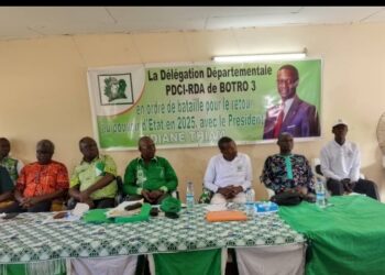 Le délégué Pdci-Rda de Botro remobilise les structures de base pour 2025