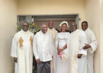 Côte d&rsquo;Ivoire : Laurent Gbagbo et Nady Bamba se sont mariés à l&rsquo;église