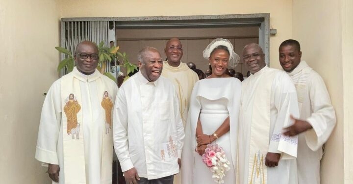 Côte d&rsquo;Ivoire : Laurent Gbagbo et Nady Bamba se sont mariés à l&rsquo;église