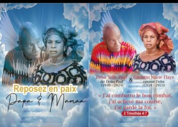 Les obsèques du couple DEBA SELLY débutent le 30 août 2024