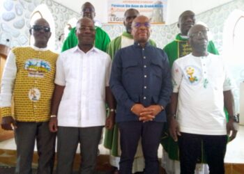ALEPE/L&rsquo;honorable N&rsquo;cho Christophe promet une orgue à la paroisse de Grand-Alépé.