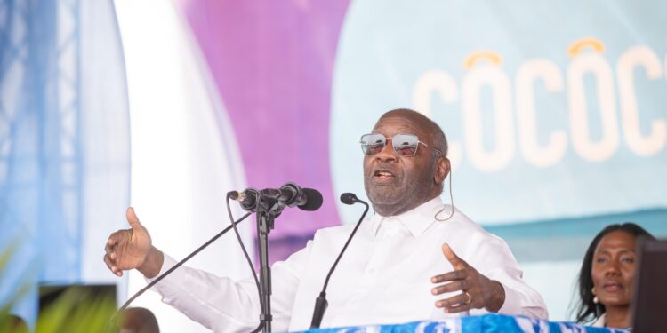 Côte d&rsquo;Ivoire : Laurent Gbagbo fustige la destruction des villages, défend son bilan et exhorte la jeunesse à agir…