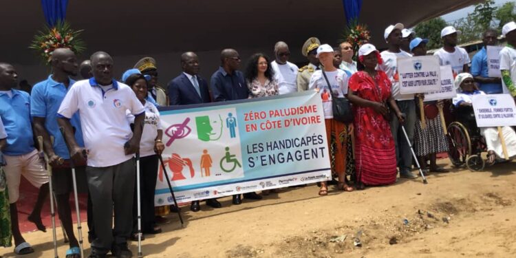 Alépé/ Lutte contre le paludisme : Les personnes handicapées aux côtés du gouvernement