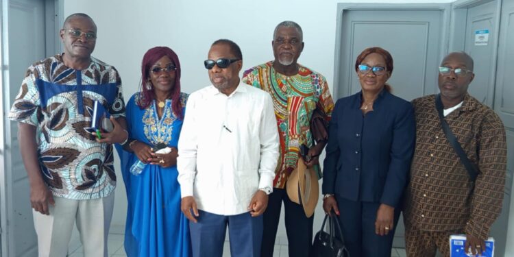 Dano Djédjé reçoit le collectif des ex-agents de l’ONI pour le mouvement « Trop c’est trop »