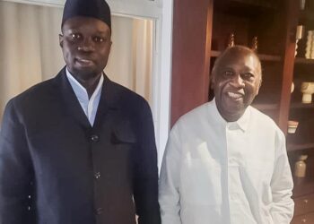 En visite à Abidjan :𝙊𝙪𝙨𝙢𝙖𝙣𝙚 𝙎𝙤𝙣𝙠𝙤 𝙘𝙝𝙚𝙯 𝙡𝙚 𝙋𝙧é𝙨𝙞𝙙𝙚𝙣𝙩 𝙇𝙖𝙪𝙧𝙚𝙣𝙩 𝙂𝙗𝙖𝙜𝙗𝙤