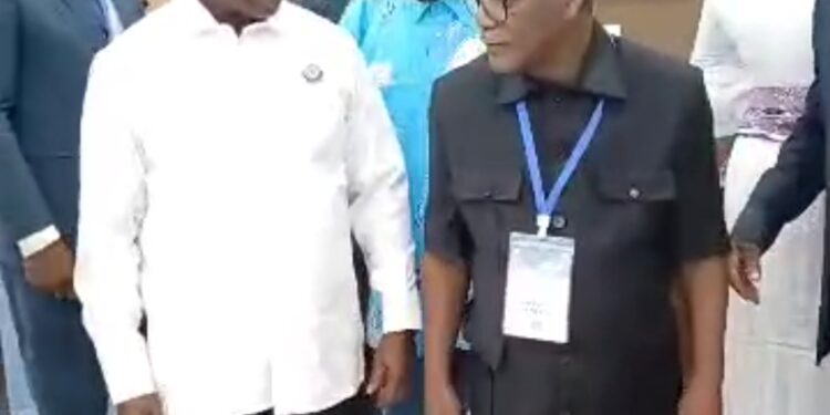 Jubilé à Ebimpé :  Hubert Oulaye aux côtés du Rév. Dion Robert pour Gbagbo :un moment fort