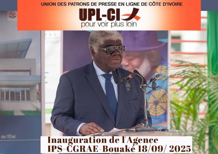 Bouaké : inauguration de la nouvelle agence IPS-CGRAE en présence du Premier ministre