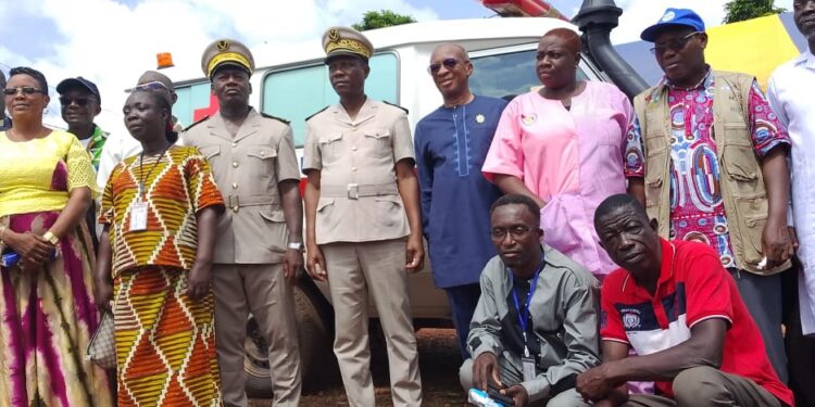 ALÉPÉ /L’ambulance du centre de santé urbain de Danguira entièrement rénovée