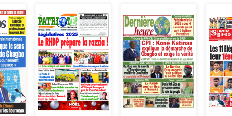 Côte d’Ivoire: Panorama de la presse, entre visions politiques divergentes, enjeux électoraux, économie, société et lecture critique