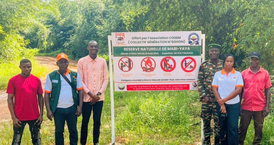 Alépé/Préservation de Mabi-Yaya: Un Collectif offre un panneau d’information à l’Oipr