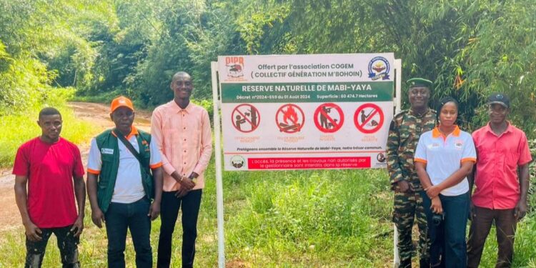 Alépé/Préservation de Mabi-Yaya: Un Collectif offre un panneau d’information à l’Oipr